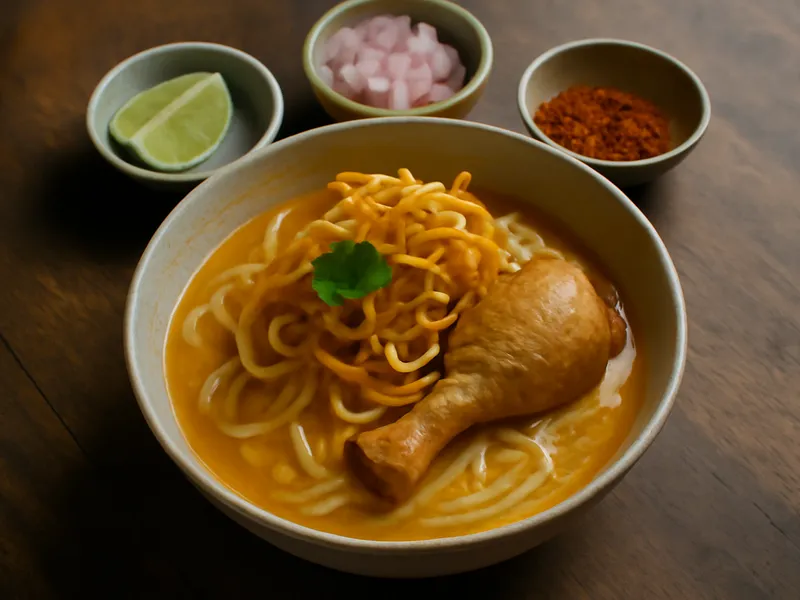 Illustration de l'article : Le khao soi, un plat du nord servi à Lamai